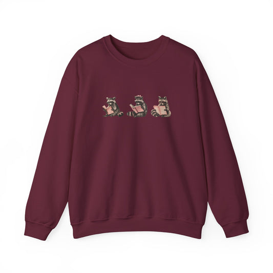 Bookish Raccoons Sweatshirt