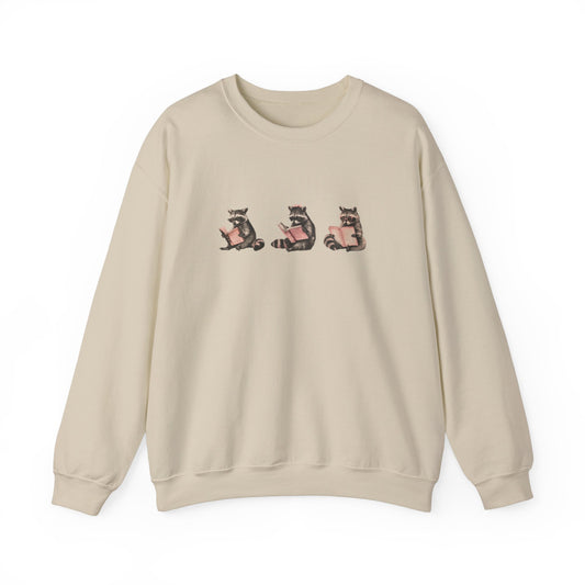 Bookish Raccoons Sweatshirt